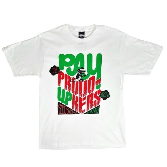 Stussy × Eric Elms Amsterdam Provokers Chapter T-Shirt Size Small - Picture 1 of 4